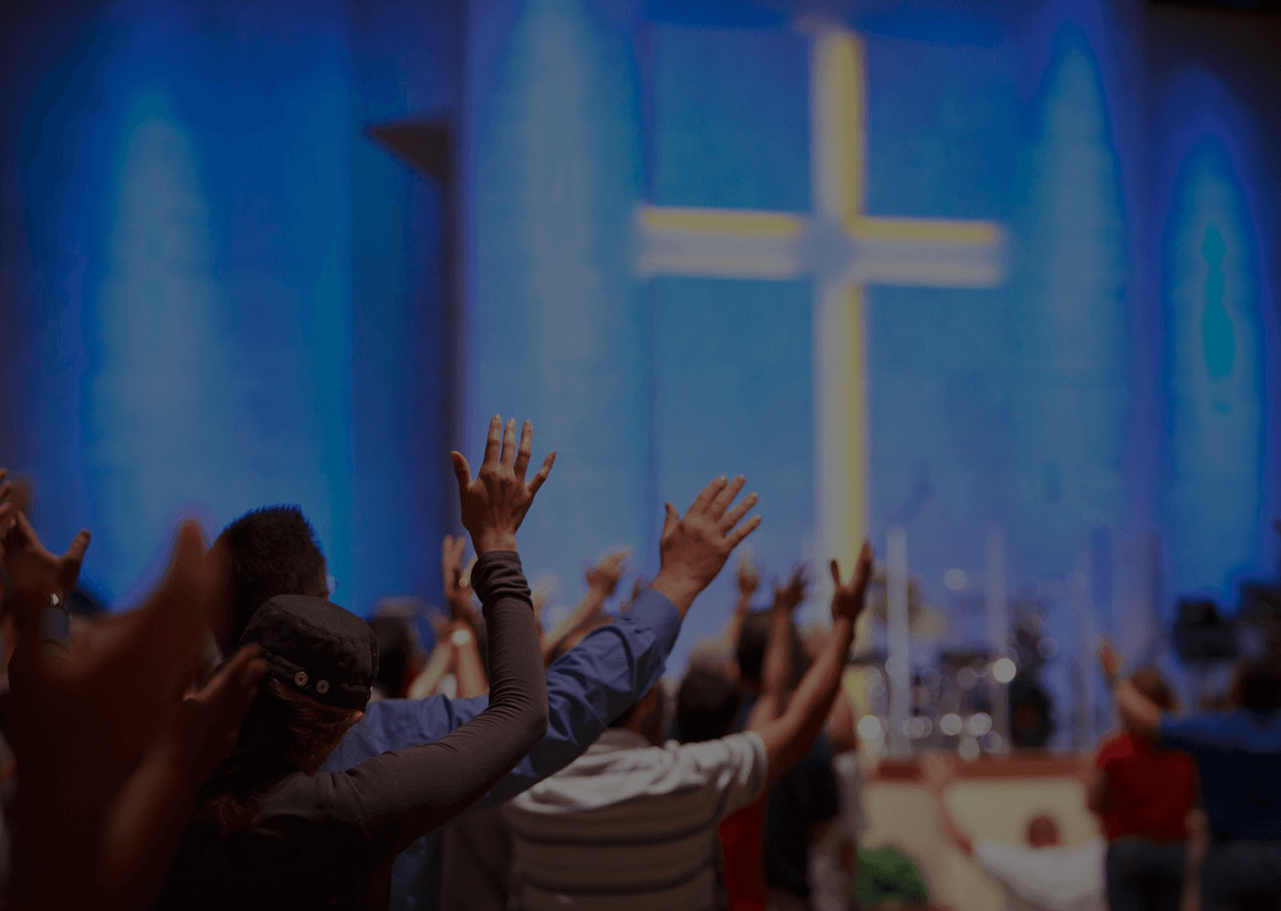 Congregation gathered